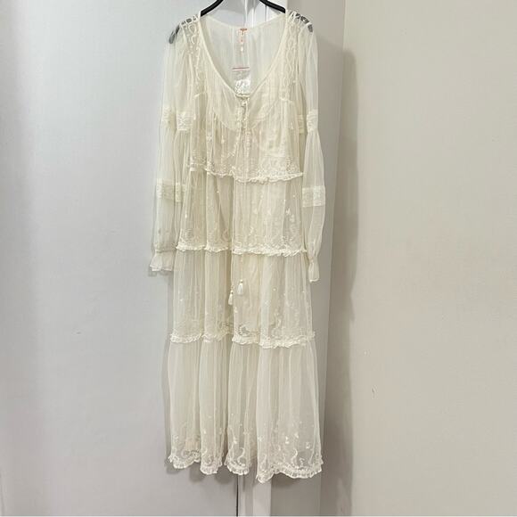 Free People Stevie Maxi Dress Size Medium - Picture 5 of 11